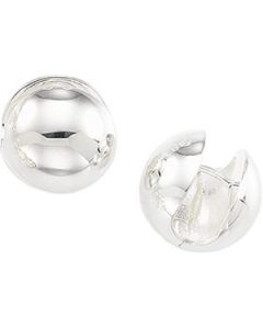 Hinged Earring Sterling Silver  15.25 Mm