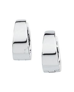 Hinged Earring 14K White Gold 10.25 Mm
