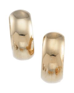 Hinged Earring 14K Yellow Gold 12.75 Mm