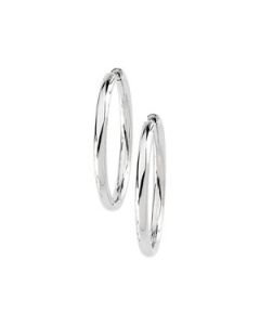 Hinged Earring 14K White Gold 29.00 Mm