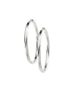 Hinged Earring 14K White Gold 34.25 Mm