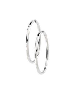 Hinged Earring 14K White Gold 38.75 Mm