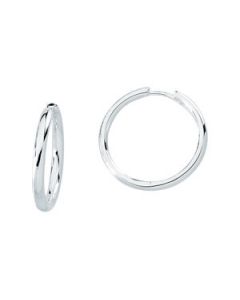 Hinged Earring Sterling Silver  24.50 Mm
