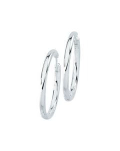 Hinged Earring Sterling Silver  29.00 Mm