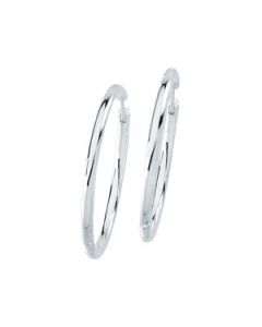 Hinged Earring Sterling Silver  38.50 Mm