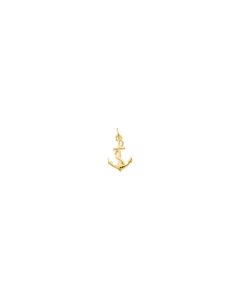 14kt Yellow 22x14mm Anchor Charm