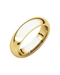 14kt Yellow 5mm Comfort Fit Band
