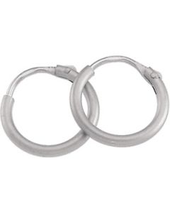 Hoop Earring Platinum  10.25 Mm