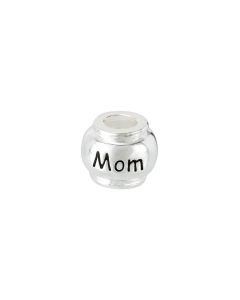 Sterling Silver 10mm Mom Bead