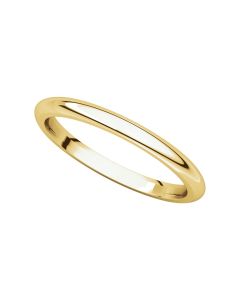 24kt Yellow 2.5mm Comfort Fit Band