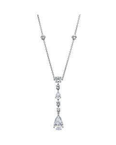 Sterling Silver Cubic Zirconia Necklace