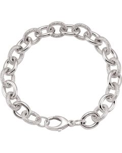 Sterling Silver Link 7.5