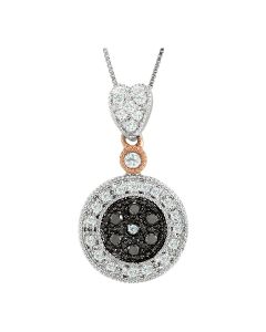 Black & White Diamond Necklace 