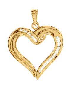 Diamond Heart Pendant