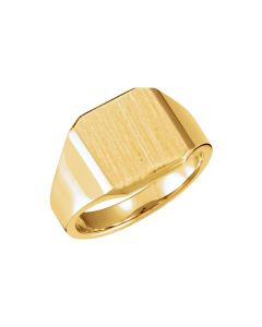 Men's Solid Signet Ring