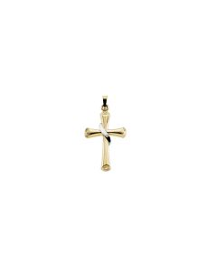 Two Tone Hollow Cross