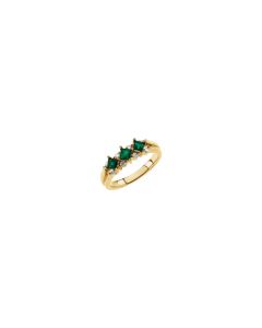 Emerald & Diamond Anniversary Band
