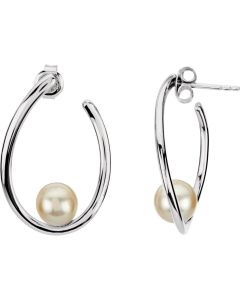 Sterling Silver Freshwater Cultured Pearl Earrings