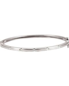 Diamond Bangle Bracelet