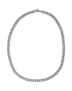 10.00 Mm Oxidized Curb Chain N\A  30.00 Inch