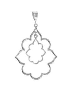 Precious Metal Fashion Pendant Sterling Silver  32.00X32.00 Mm  Metal Fashion Pendant