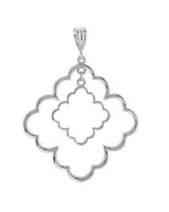 Precious Metal Fashion Pendant Sterling Silver  33.5 X 33.5 Mm Precious Metal Fashion Pendant