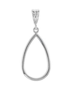 Precious Metal Fashion Pendant 14K Yellow Gold 21X12.75 Mm  Metal Fashion Pendant