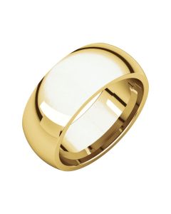 14kt Yellow 8mm Comfort Fit Band