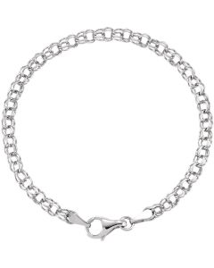 14kt White 3.75mm Solid 7