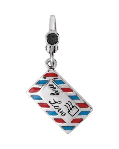 Enamel Love Letter Envelope Charm