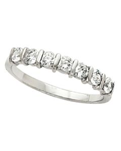 Diamond Band Platinum  1/2 Ct Tw