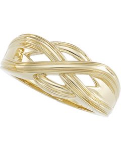 Metal Fashion Ring 14K White Gold Ring
