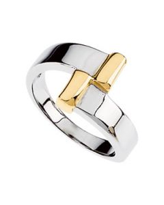 Metal Fashion Ring 14K White Gold Ring
