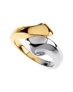 Metal Fashion Ring 14K White Gold Ring