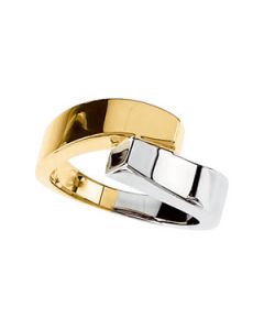 Metal Fashion Ring 14K White Gold Ring