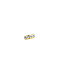 7mm Celtic-Inspired Two-Tone Band