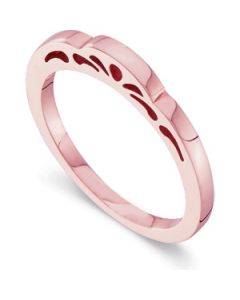 Ladies Metal Fashion Ring 14K Rose Gold 