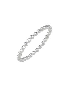 Sterling Silver Stackable Metal Fashion Ring Size Size 7