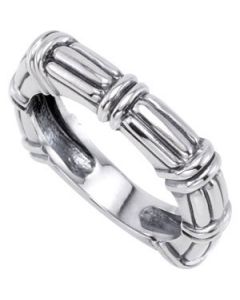 Stackable Metal Fashion Ring Sterling Silver  Ring Stackable Metal Fashion Ring