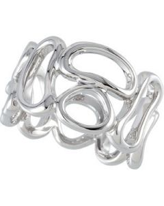 Sterlin Silver Fashion Ring Sterling Silver  Size 07.00 Sterling Silver Fashion Ring