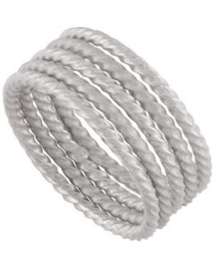 Set Of 5 Stackable Rings Sterling Silver  Size 8