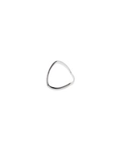 Sterling Silver V Shaped African Band
