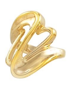 Metal Fashion Ring 14K White Gold Ring