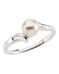 Akoya Cultured Pearl Bypass Ring