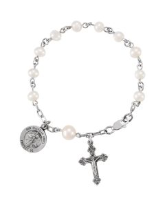 Freshwater Cultured Pearl Rosary Bracelet