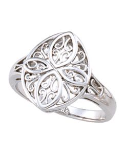 Filigree Ring 14K Yellow Gold Ring