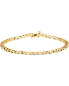 14kt Yellow 2 CTW Diamond Line 7.25