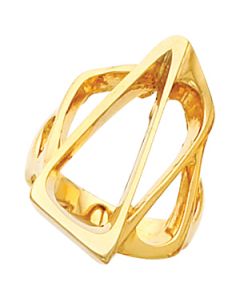 Metal Fashion Ring 14K Yellow Gold Ring