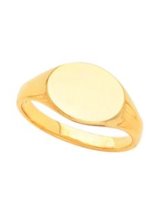 Signet Ring 14K Yellow Gold Ring