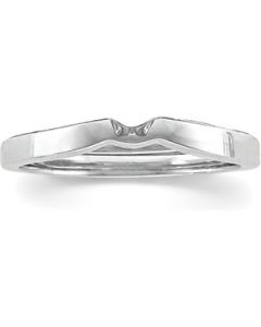 Band For Tulipset Solitaire 14K White Gold #8